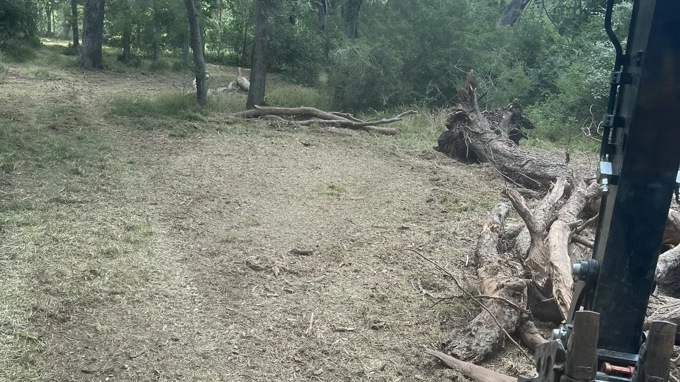 Land clearing in Hempstead, TX